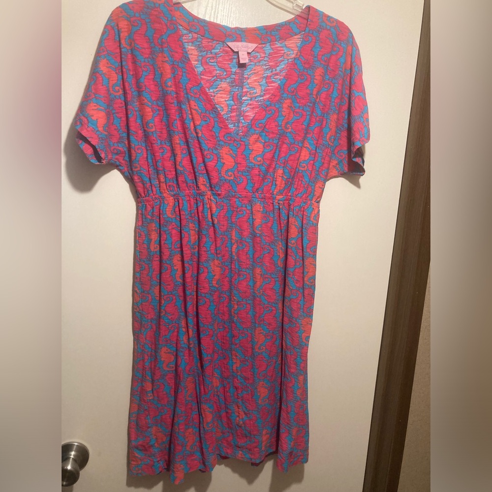 Lilly Pulitzer Pink and Blue Dress